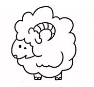 可爱绵羊怎么画绵羊的画法图片教程