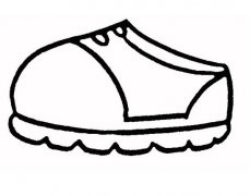 球鞋的画法 卡通球鞋简笔画图片教程