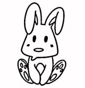 教你怎么画兔子乖乖小兔子简笔画图片