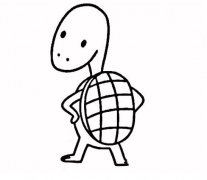 卡通小乌龟怎么画可爱乌龟简笔画图片