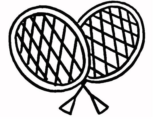 羽毛球拍怎么画羽毛球拍简笔画图片素描-www.qqscb.com