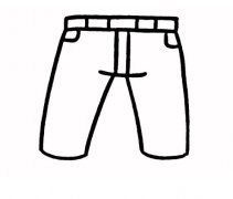 儿童裤子的画法裤子简笔画图片素描