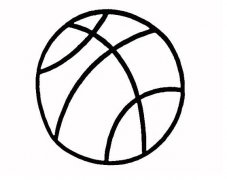 简单篮球的画法篮球简笔画图片教程