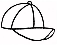 简单帽子的画法太阳帽子简笔画图片