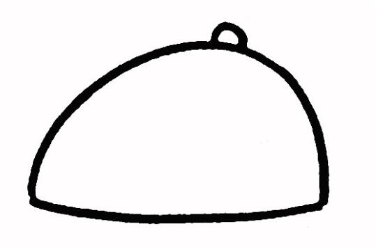 简单帽子的画法太阳帽子简笔画图片-www.qqscb.com