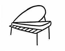 钢琴怎么画简单钢琴的画法图片教程