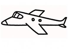 飞机怎么画客机的画法简笔画图片步骤