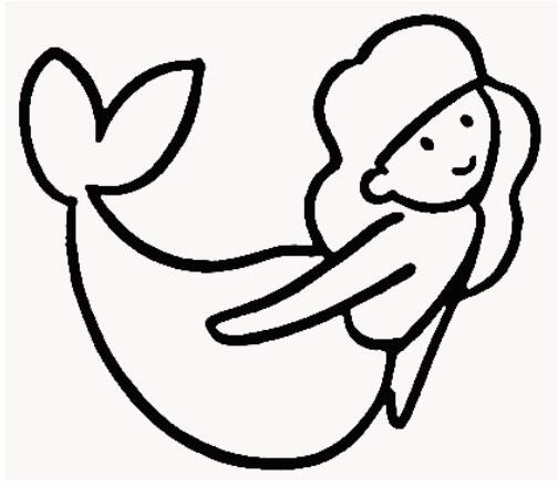 美人鱼怎么画漂亮美人鱼的画法步骤素描-www.qqscb.com