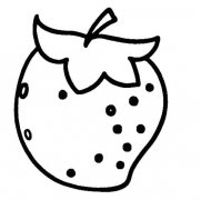 草莓怎么画红草莓的画法图片步骤素描