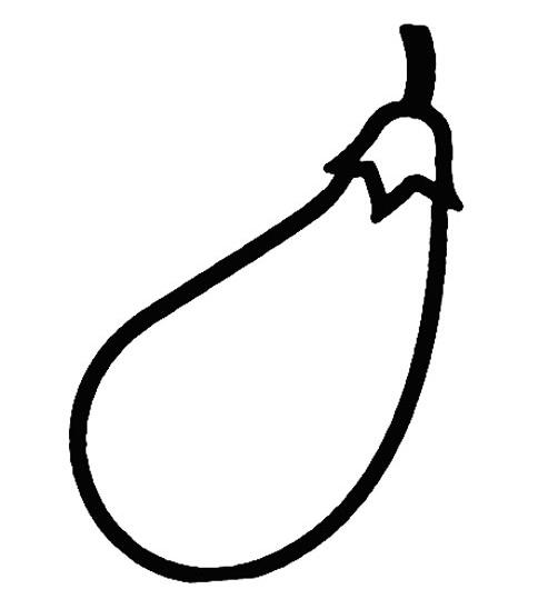 茄子怎么画卡通茄子的画法步骤素描图片-www.qqscb.com