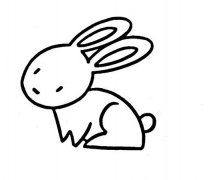 可爱兔子的画法兔子简笔画图片步骤教程