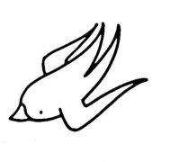 小燕子怎么画可爱燕子的画法图片步骤