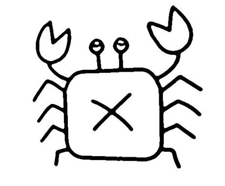 大闸蟹怎么画卡通螃蟹的画法图片步骤-www.qqscb.com