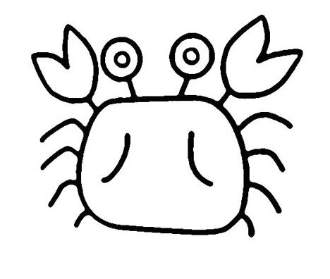大闸蟹怎么画卡通螃蟹的画法图片步骤-www.qqscb.com