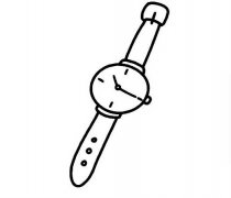 儿童手表怎么画 手表简笔画图片步骤素描