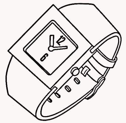 儿童手表怎么画 手表简笔画图片步骤素描-www.qqscb.com