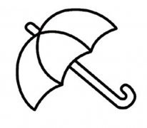 简单雨伞怎么画 简笔画雨伞的画法步骤