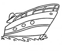 轮船怎么画 轮船的画法简笔画图片素描