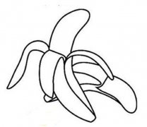 卡通香蕉怎么画 香蕉的画法步骤素描