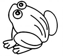 卡通青蛙怎么画 青蛙的画法简笔画图片