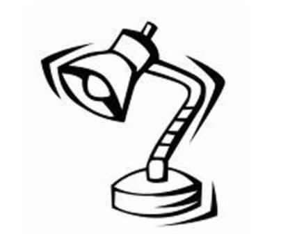 台灯怎么画 台灯的画法简笔画图片素描-www.qqscb.com
