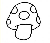 卡通蘑菇怎么画 蘑菇的画法图片素描