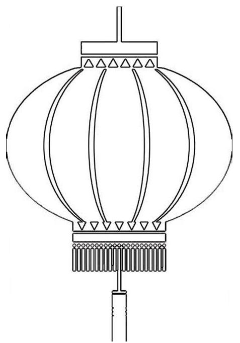 灯笼怎么画 灯笼的画法图片素描-www.qqscb.com