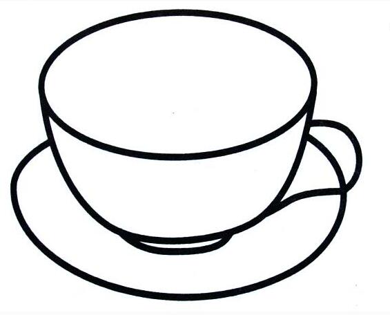 漂亮茶杯怎么画 茶杯的画法图片素描-www.qqscb.com