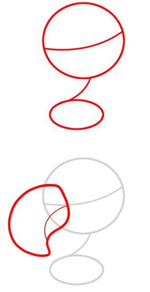 火烈鸟怎么画 火烈鸟的画法图解步骤-www.qqscb.com