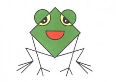 小青蛙怎么画 卡通青蛙的画法步骤图片