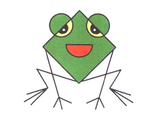 小青蛙怎么画 卡通青蛙的画法步骤图片-www.qqscb.com