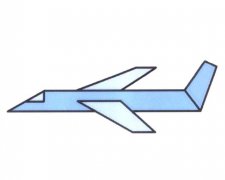 卡通飞机怎么画 飞机的画法步骤图片