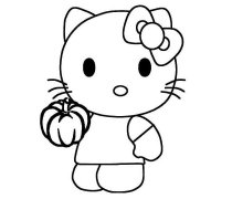 hello kitty猫怎么画 kitty猫简笔画图片