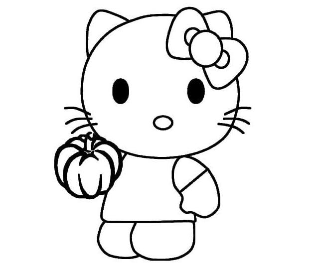 hello kitty猫怎么画 kitty猫简笔画图片-www.qqscb.com