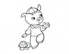 卡通小猪pig怎么画 小猪的画法图片