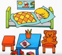 宝宝卧室的画法 儿童房简笔画视频教程