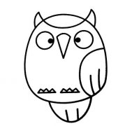 卡通猫头鹰怎么画 猫头鹰的画法简笔画教程