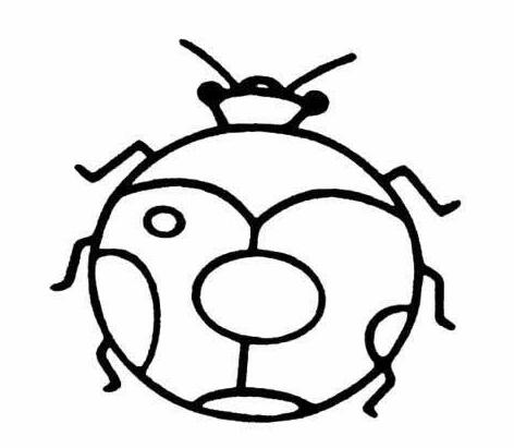 瓢虫怎么画 七星瓢虫简笔画的画法教程-www.qqscb.com
