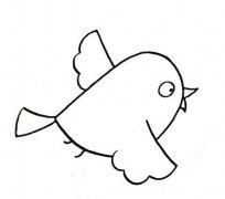 卡通小鸟怎么画 可爱的小鸟简笔画图片教程