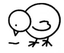 卡通小鸡怎么画 可爱的小鸡简笔画图片教程