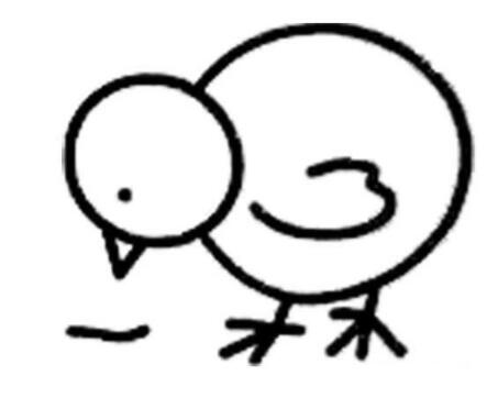 卡通小鸡怎么画 可爱的小鸡简笔画图片教程-qqscb.com