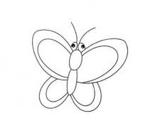 漂亮的蝴蝶怎么画 蝴蝶的简笔画图片教程