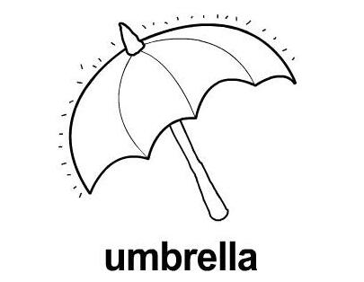 雨伞怎么画 雨伞的简笔画图片教程-qqscb.com