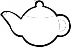 茶壶怎么画 茶壶的画法简笔画图片教程