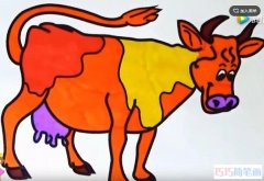 老黄牛怎么画 黄牛的画法简笔画视频教程