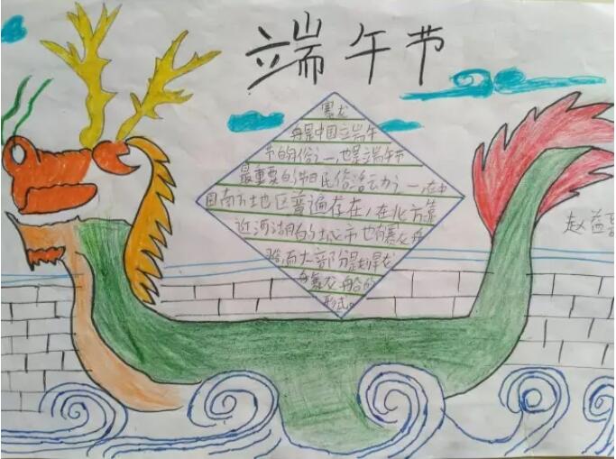 四年级端午节的由来手抄报内容 端午小报图片-www.qqscb.com