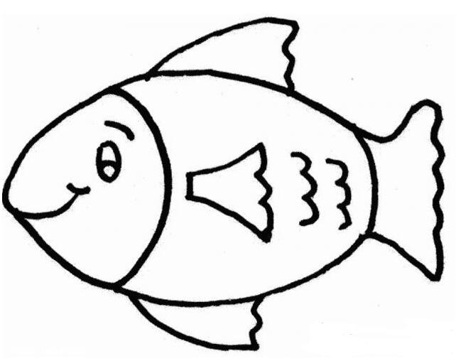 可爱的小鱼怎么画 小鱼的简笔画图片素描-www.qqscb.com