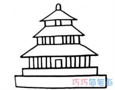 北京天坛怎么画 天坛的画法简笔画图片
