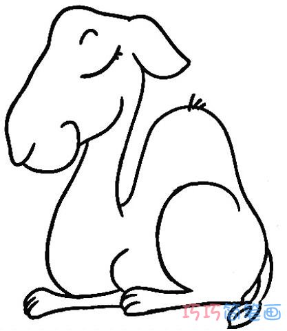 卡通骆驼怎么画 骆驼的画法简笔画图片