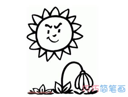 太阳公公怎么画 太阳的简笔画图片